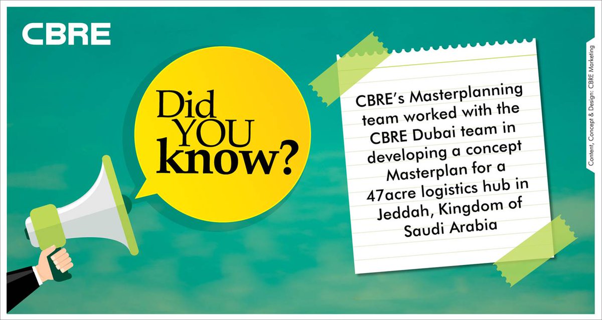 #MasterPlanning could be a very powerful tool in adding value to any real estate development in unlocking its true potential.

Click here to know more: bit.ly/3f8cRfI

#CBREConsulting #CBREIndia #CBREMasterPlanning