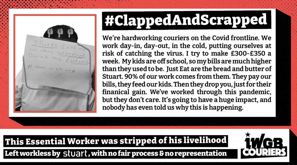 IWGB Couriers tweet media