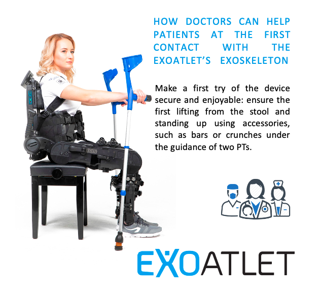 ExoAtlet's tweet photo. When Anna (35) was introduced to the exoskeleton three years ago, she was concerned with not being able to keep the balance and scared she might fall down. She was lucky to test it under the guidance of well-familiar instructors, whom she trusted. 

E-mail: mail@exoatlet.com https://t.co/eGFW8IM1z7