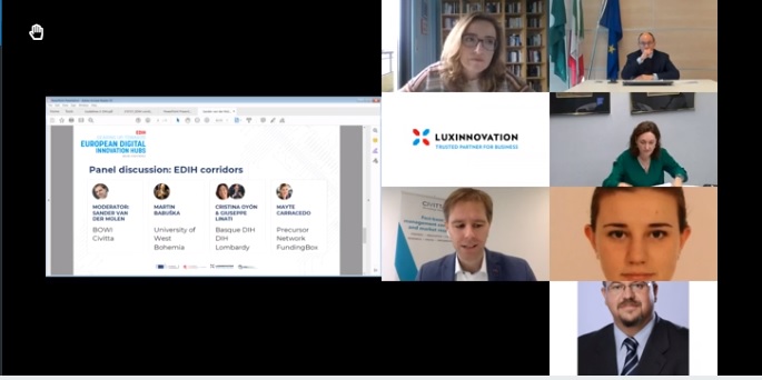 Now at #EDIH2021: event.e-dih.eu 

<a href="/maytecarracedo/">Mayte Carracedo</a> about the Precursor Network launched by <a href="/DihnetE/">DIHNET.EU</a> in the session 'Creating #EDIH corridors': "The interest from candidate EDIHs in EU collaboration is very high, with more than 60 having already joined this network."