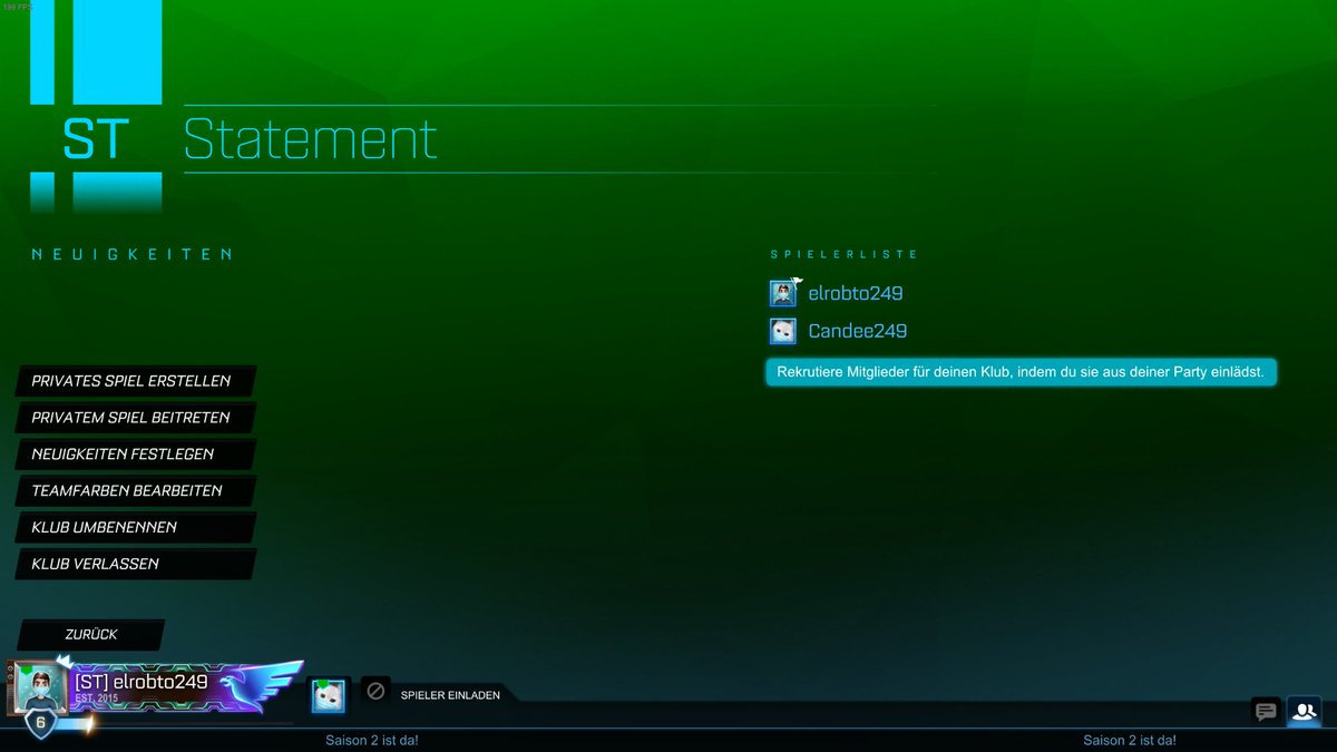 Satement gibt es jetzt auch in Rocket League! Also wer RL spielt und bock hat meldet euch