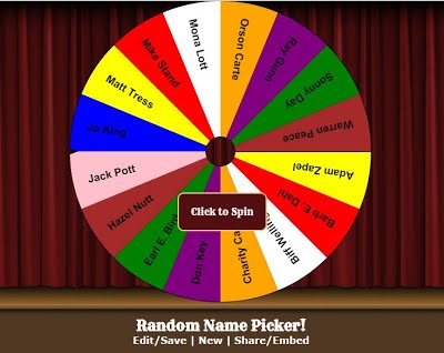 Random name Generator 

Rules of the lesson

1. Name starts on
2. If your picked and you answer your name comes off.
3. If you dont answer a question your name is added again.
4. Opportunities in the lesson to get name taken off such as first to finish.