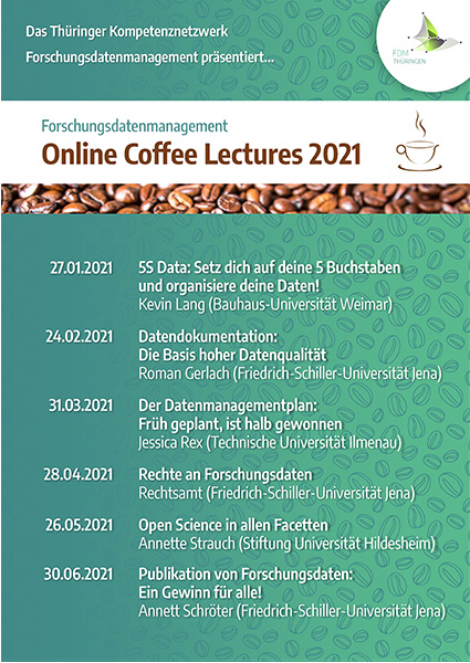 FDMThueringen's tweet photo. Um 14 Uhr fängt sie an, unsere erste Online Coffee Lecture. Wer in unserer #5SDataWeek noch nicht genug von der 5S-Methode bekommen hat, für den ist "Setz Dich auf Deine 5 Buchstaben und organisiere Deine Daten" genau das Richtige. Infos+Zugang: https://t.co/77Fri6QNhA https://t.co/hT79m3xPKI