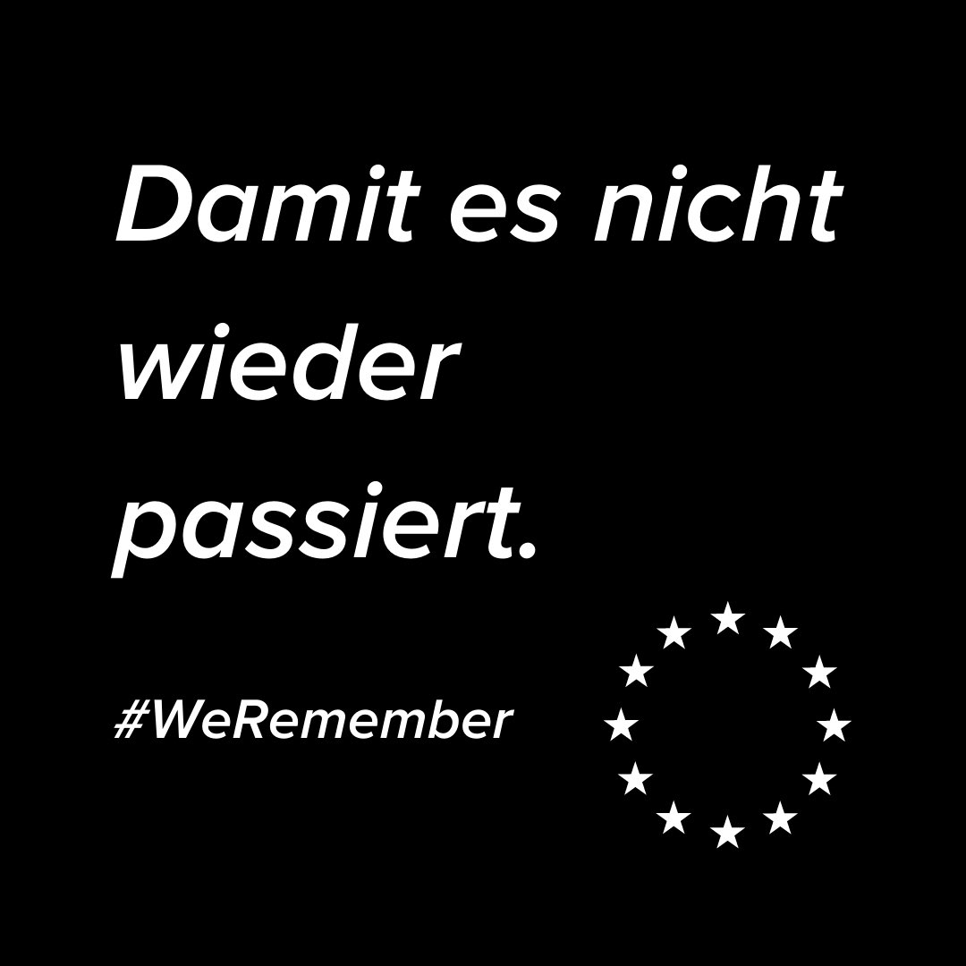 Heute gedenken wir den Opfern des Holocaust. Es geschehen Verbrechen an unseren jüdischen Mitbürgern in ganz Europa. Immernoch haben wir in Europa mit Fremdenfeindlichkeit, Hass und Rassismus zu kämpfen. Wir als junge Generation tragen hier eine besondere Verantwortung: