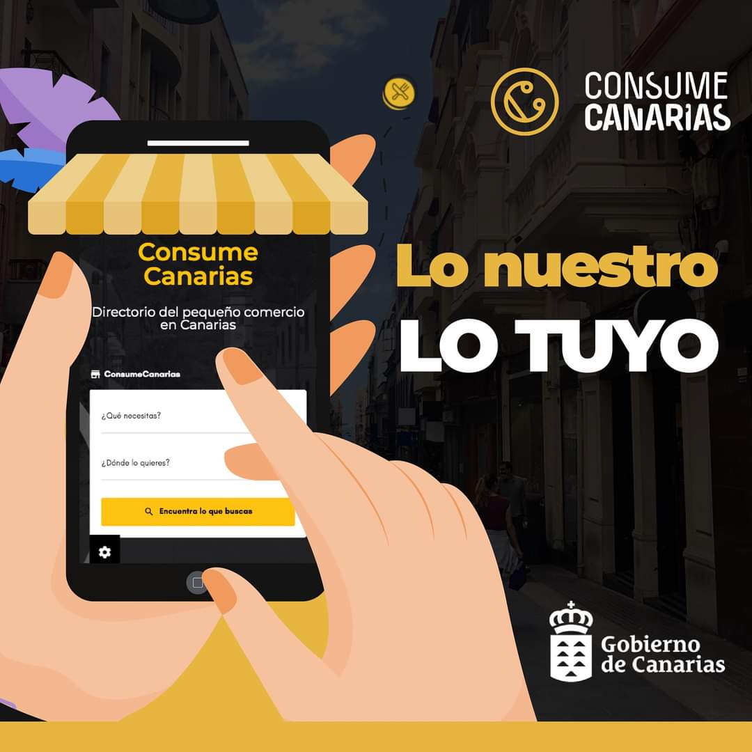 consumecanarias's tweet photo. Consume Canarias es el directorio online del comercio local líder en las islas ¿Cómo se usa? ¡Muy fácil!
1️⃣ Entra en https://t.co/iigoDjBeLi
2️⃣ Selecciona qué categoría de producto o servicio necesitas 
3️⃣ Escoge dónde lo quieres #Lonuestrolotuyo #Comerciogobcan https://t.co/G3OLh7OQ7F