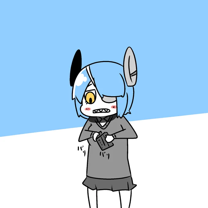 マジックテープのサイフを使っている天龍ちゃん 