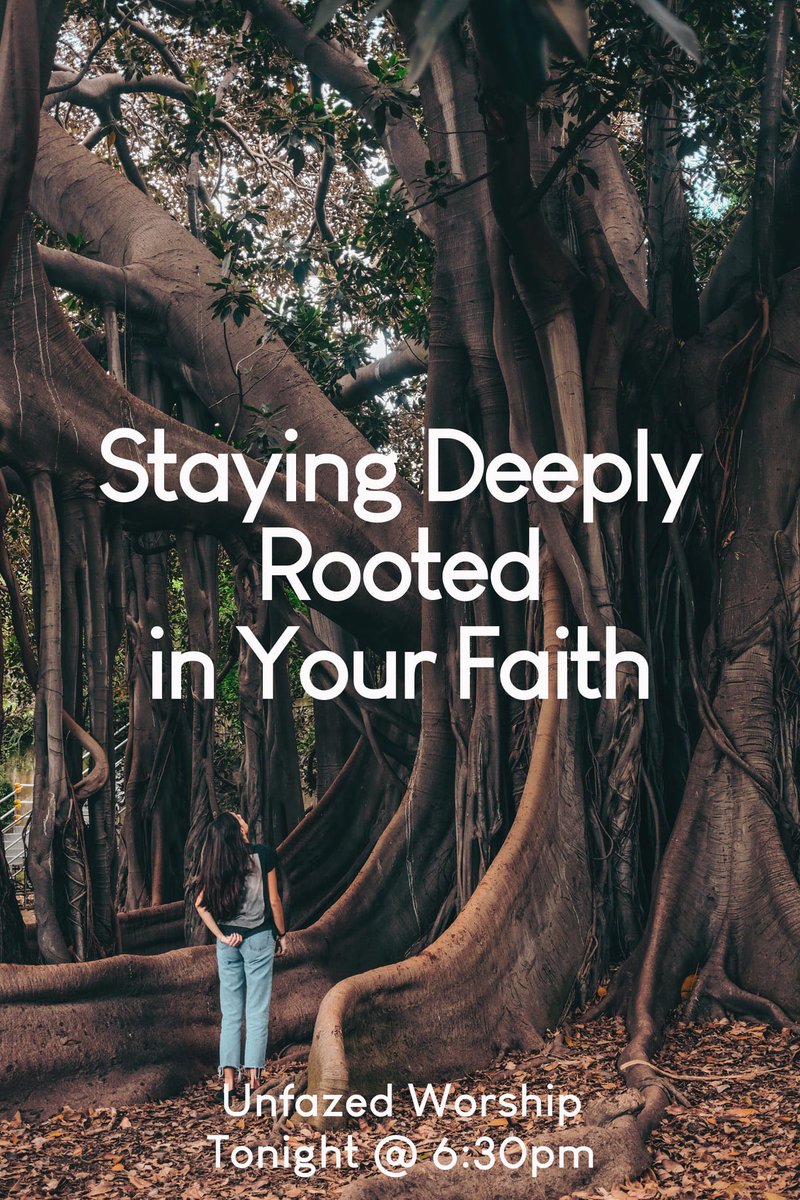 Unfazed_CSBC's tweet photo. Tonight Unfazed Worship will focus on staying rooted in your faith and we will re-launch our teen discipleship project. We will also have games, worship, and a message. Come join us at 6:30pm. #unfazedatcsbc https://t.co/8ABYNaMVta