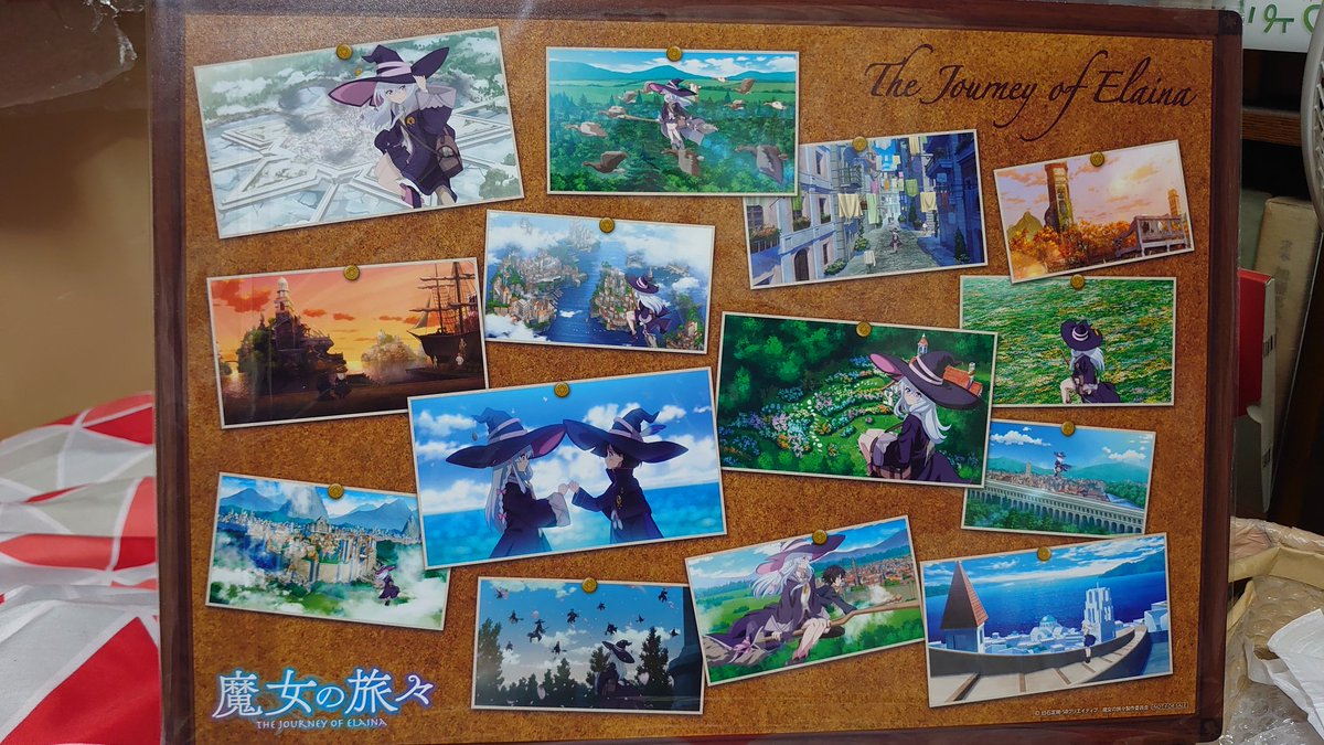 魔女の旅々 先着限定特典 上巻 キャラアニ特典 本渡楓 直筆サイン
