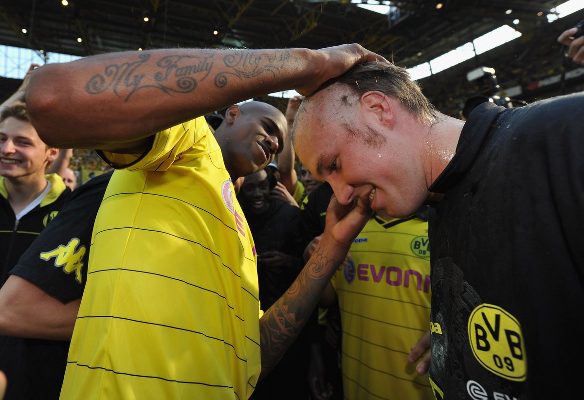 Despite boasting Lewandowski & Gotze it was Großkreutz who became the cult icon of the club, perhaps thanks to the 2011 season where refused to cut his hair until BVB won their first title since 2002. When they did win the Bundesliga on the final day, he shaved it on the pitch
