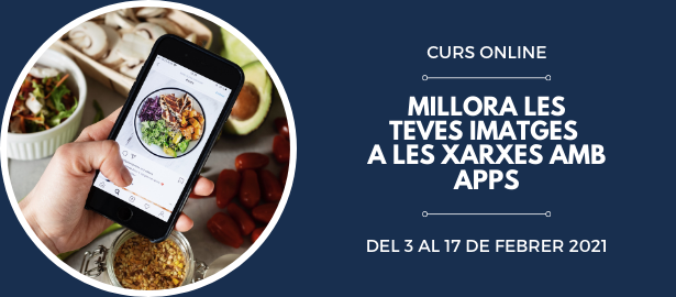 treballempresa's tweet photo. INSCRIPCIÓ OBERTA CURS ONLINE
Millora les teves imatges a xarxes amb #apps
🗓️Del 3 al 17 de febrer
💯% subvencionat
🔗https://t.co/wnvRV0I1JI
#Sabadell #JoEmFormoACasa #CalMolins
#VaporLlonch #PuntOmnia https://t.co/wNR3WToiSZ