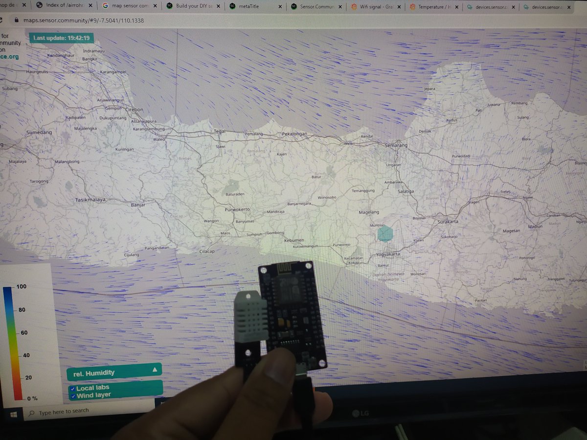 maulanagilar's tweet photo. Just finishing the installation of the first measurement station in central java. Still waiting for the delivery of the PM sensor and will place it in front of my home soon.
Check the real time particulate matter level worldwide in https://t.co/XvYi77SuUy
#Sensor2Library https://t.co/FCSDwYFooQ