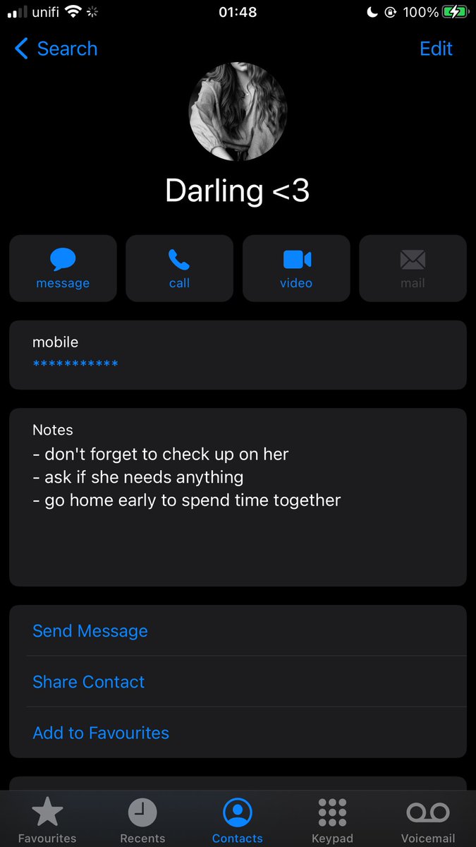 — your contact ☾