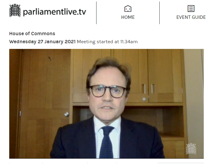 "When will we see a list of Putin's ill-gotten gains?" asks  @TomTugendhat. He says Navalny's crime was to survive an assassination attempt by the state that now holds him prisoner.