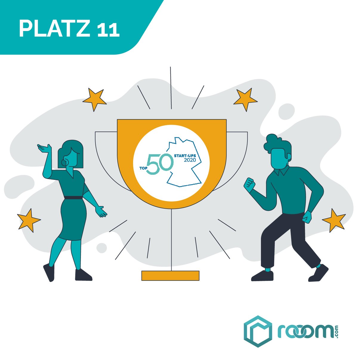Wahnsinn - Wir sind nicht nur unter Deutschlands <a href="/Top_50_Startups/">Top-50-Start-ups</a> 2020, sondern sogar auf 𝗣𝗹𝗮𝘁𝘇 𝟭𝟭 🏅
Mit Kreativität, Agilität &amp; Leistungsbereitschaft ist alles möglich! 
➡️ hubs.ly/H0FwFCf0

#Top50Startups #ranking #thoughtleader #success #growthhacking