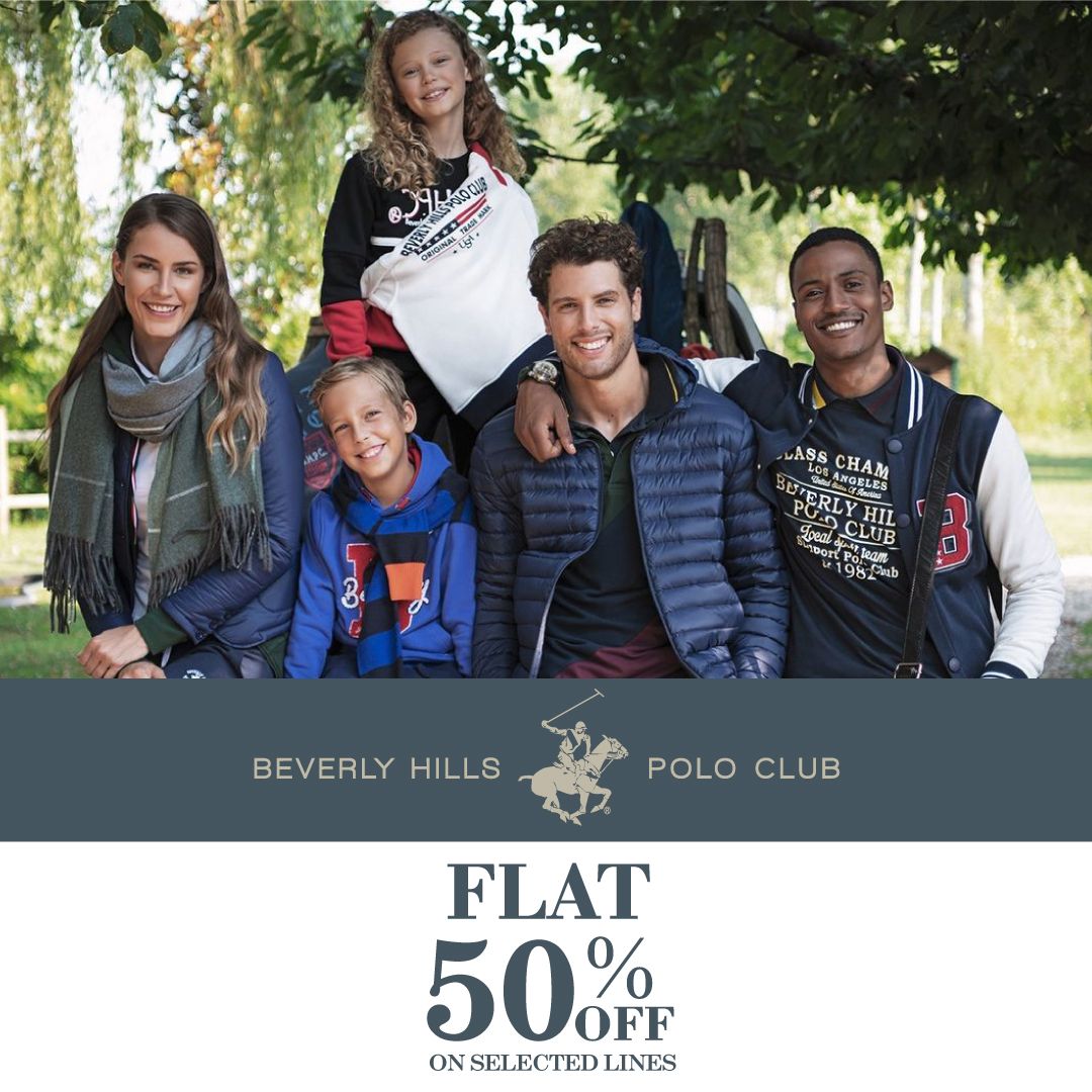 It’s time to stock up on your favorite Beverly Hills Polo Club styles.
Enjoy flat 50% off until 6th February.
Shop at Beverly Hills Polo Club on the first floor.
*T&Cs Apply
#BeverlyHillsPoloClub #BHPC #BawabatAlSharqMall #InAbuDhabi #AbuDhabi #ExceptionalShoppingExperience https://t.co/M9vDXJNQjp