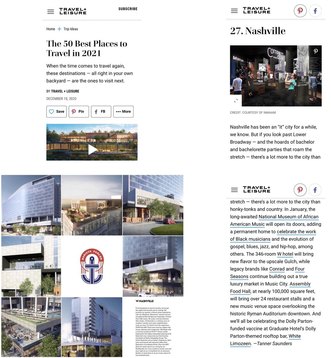 Thx <a href="/TravelLeisure/">Travel + Leisure</a> for the @whotels Nashville shout-out! 

BPxW opens this S u m m e r ! 🏨

#coffeeforeverybody ☕️ #goforgold