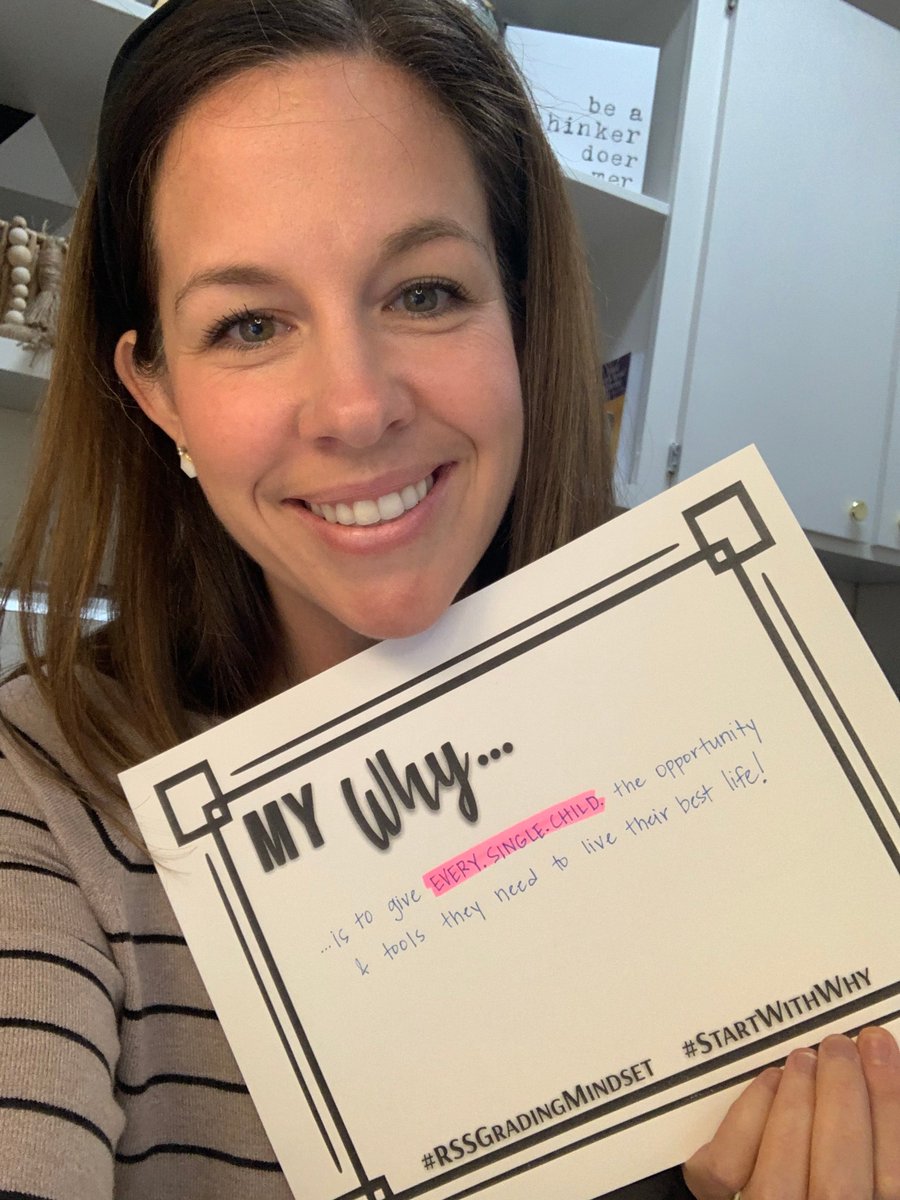 leslie_sechler's tweet photo. My Why... "When you know your WHY, your WHAT becomes more impactful because you're walking towards, or in, your purpose." @Michaeljrcomedy @RSSinformation #RSSGradingMindset #StartWithWHY https://t.co/yIBFV7Wxd4