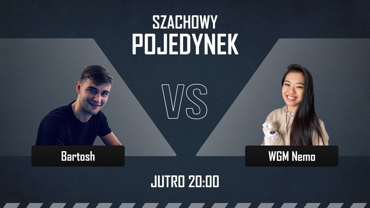 xntentacionPL's tweet photo. MISTRZYNI ŚWIATA vs MISTRZYNI RADOMSKA
czwartek 28.01   godzina 20 gramy pojedynek

zapraszam was, w imieniu moim i naszej polsko-kanadyjkiej koleżanki @akaNemsko https://t.co/9U9jVQPP8H