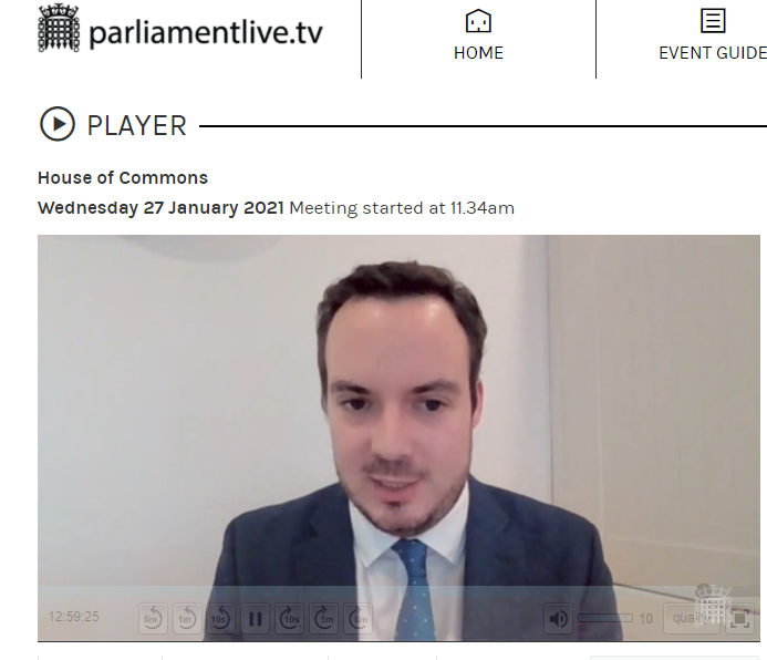 Simon Jupp, Conservative, calls for the immediate release of Navalny.