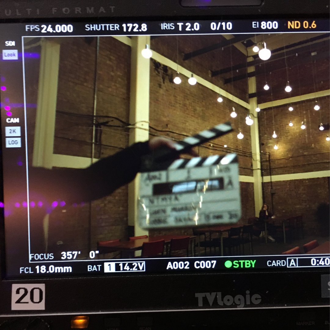 NTMYAfilm's tweet image. Big thank you to the amazing team who have given their time and talents…
1st AC Marco Alonso &amp;amp; Jan Vacenau, 2nd AC Apostolos Katsamagkas &amp;amp; @alexjanasz, Gaffer Joe Williams, Hair Consultant Bex Palmer, Sound Mixer Jake Whitelee, Editors @meredithleece &amp;amp; Emma Gaffney