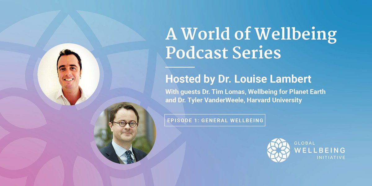 Listen now to the World of Wellbeing podcast series hosted by <a href="/ltlamber/">Dr. Louise Lambert</a>. This week’s episode features <a href="/drtimlomas/">Tim Lomas</a> and Dr. Tyler VanderWeele of <a href="/HFHarvard/">Human Flourishing Program</a> to talk about general wellbeing; how it impacts health and how wellbeing varies globally. Listen here: on.gallup.com/3sU0xGo