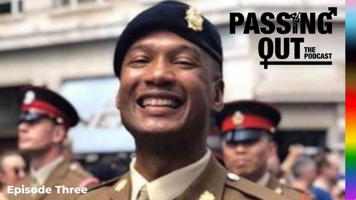 Enjoying the #PowerOfVisibility conference? You might be interested in @PassingOutPod; Episode 3 talks with Staff Sergeant Guy Lowe-Barrow MBE who grew up in St. Vincent & the Grenadines, about being a queer person of colour in the Army & being the change you want to see.