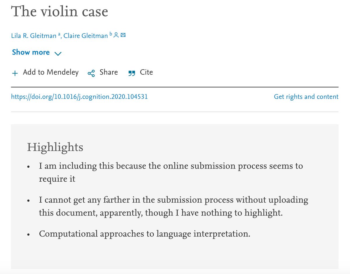 As always, Lila Gleitman tells it like it is