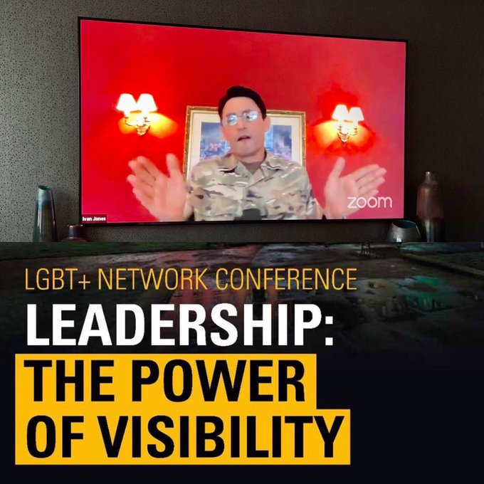 This morning I attended the @ArmyLGBT Network Conference & the #PowerOfVisibility in leadership.

Listening to Lieutenant General Christopher Tickell CBE, the Army’s LGBT+ Champion, and Lieutenant General Ivan Jones CB, Commander Field Army #BeInspired #Leadership 

RT & 👍