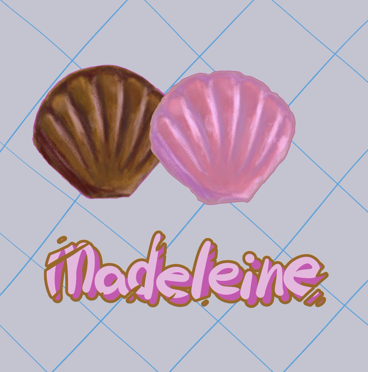 お菓子の絵