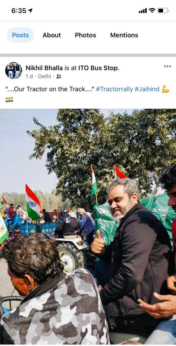 NupurSharmaBJP's tweet photo. :@RahulGandhi’s close associate atop a tractor at ITO yesterday. Did congress cause/sponsor mayhem at ITO on #RepublicDay? Where tractors were seen attempting to run-over and kill policemen and run-down DTC buses?

#KhalistaniExposed #RedFortAttack https://t.co/kfU1KZ9RaZ