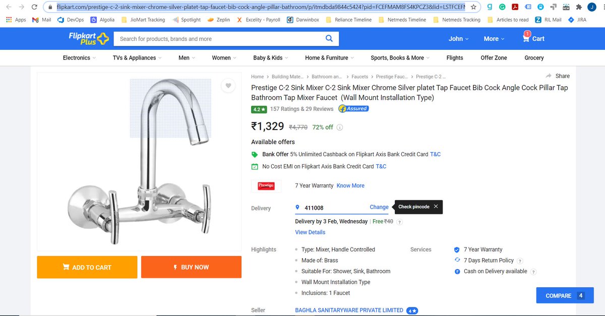 john_manjila's tweet photo. @Flipkart I have purchased https://t.co/trzr38qjp6 which comes with a 7yr warranty as per the website.

After few days the product started malfunctioning and I contacted the TTK Prestige for service. This is when I got to know the product is not of TTK Prestige but some other https://t.co/s411g6Yax7
