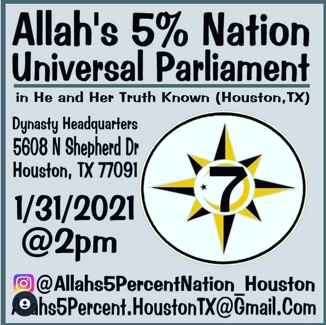 777AllahsLand's tweet photo. #nationofgodsandearths #knowledgeofself #houstontx #houston #texas #HoustonRockets #houstonrappers #houstonhiphop #houstonbarbers #locs #blackbusinessowner #latino #latina #Hispanic #drip #nocap https://t.co/pxDw0ktwHA