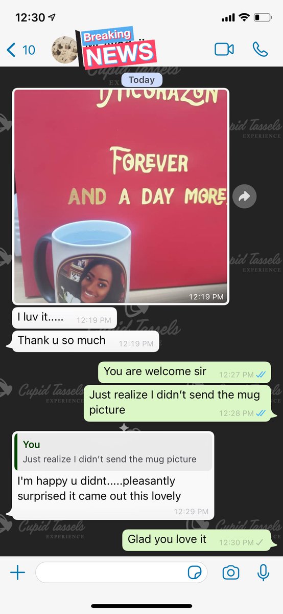 cupidgiftsco's tweet photo. We love Reveiws and we love you more when you send us pictures ๐ฅฐ๐ฅฐ๐ฅฐ๐ฅฐ
Reach out to us ๐
WhatsApp & Calls : 07065047829
Email: hello@cupidtassels.com
https://t.co/4MidakwI0l
#valentinegift #valentinegoodiebox #customizedmug #magicmug https://t.co/eqwscWXorF