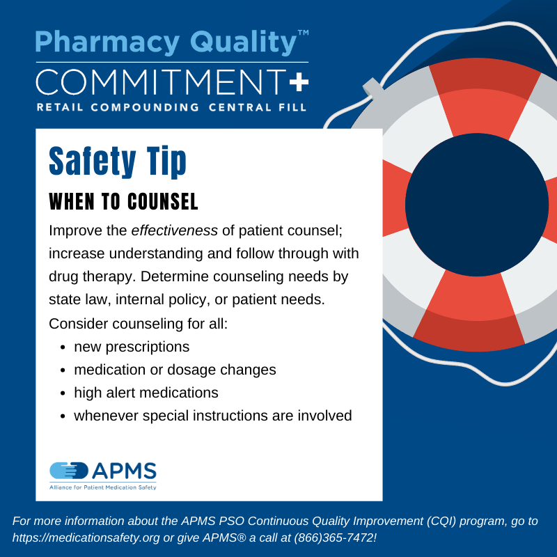 Quick Medication Safety Tip for your pharmacy! #PSOPower #medicationsafety #patientsafety #pharmacy
