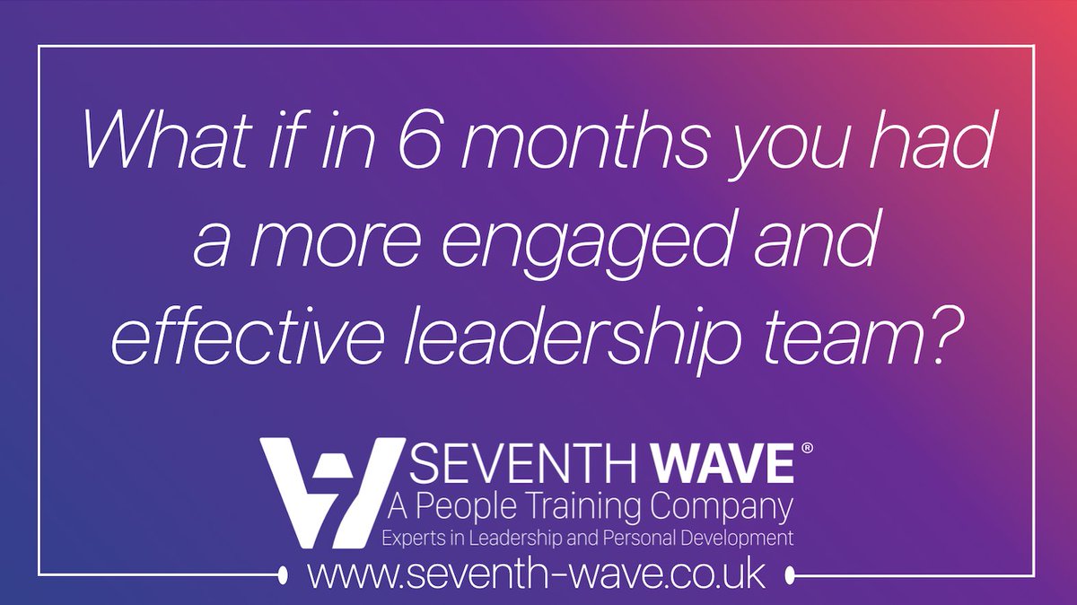 We take your leaders on a journey of six workshops in which they face into the challenges and enjoyment of people leadership and management.

Find out more about our workshops and why they work here: buff.ly/3mx0gWk

#betheseventhwave #management #leadership #seventhwave