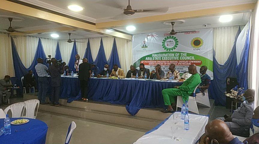 OnisonuUnity's tweet photo. #NewsFlash 

Inauguration of the Abia State executive council of Petroleum Product Retails Owners Association of Nigeria (PATROAN) happening live at @raphahotel, umuahia, Abia state. 

#Liveupdate #Petroleum #Nigeria #Abia #Unitymagazine https://t.co/9kJGMfnLUs