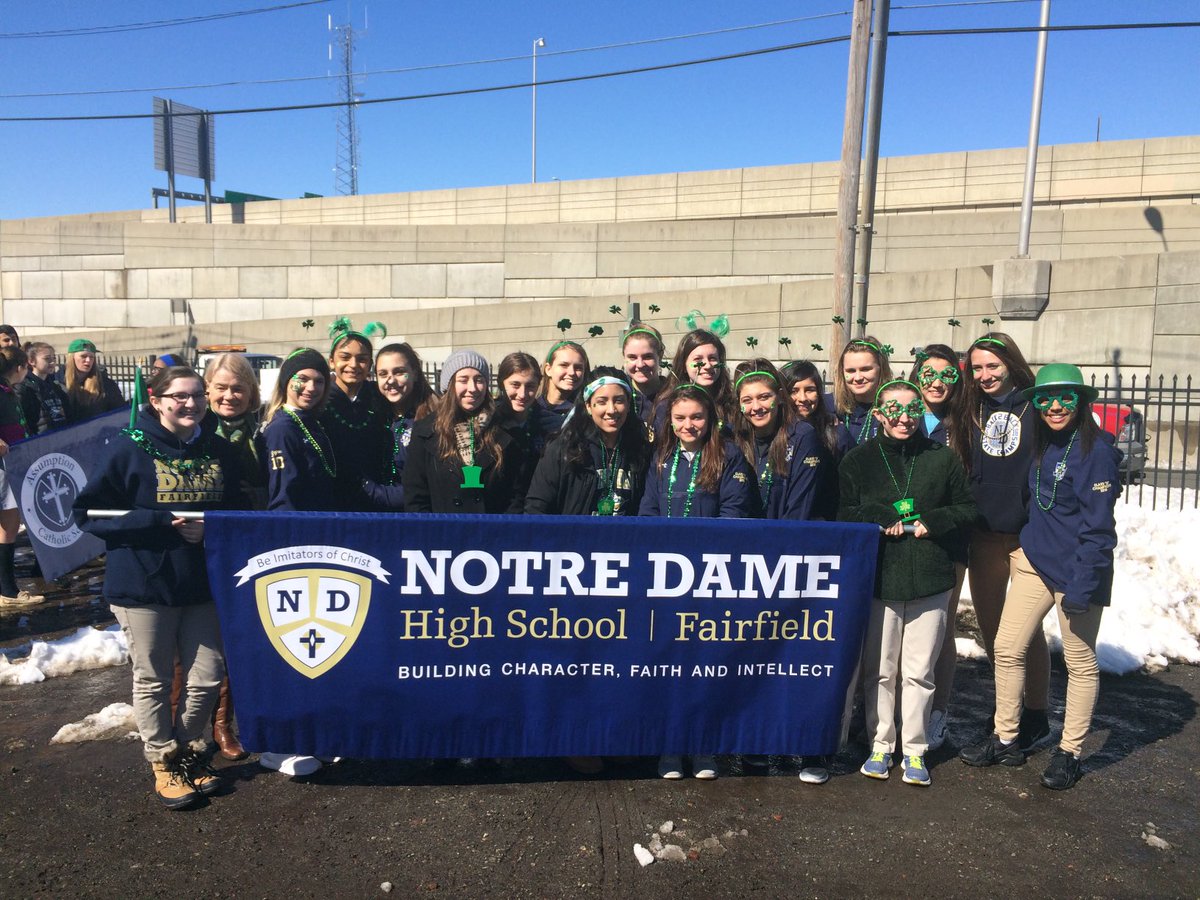 NDFprincipal's tweet photo. #NDFlashback to the 2017 Bridgeport St. Patrick’s Day Parade https://t.co/Nchl82yITR
