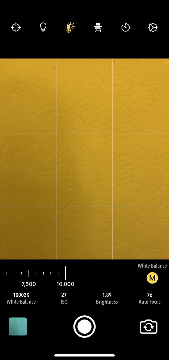 blacksightapp's tweet photo. We are currently working on a manual white balance tool. This will allow you to change the temperature before taking a shot. This can be very useful when dealing with scenes which have strong color lighting. https://t.co/H5mkiQkS74