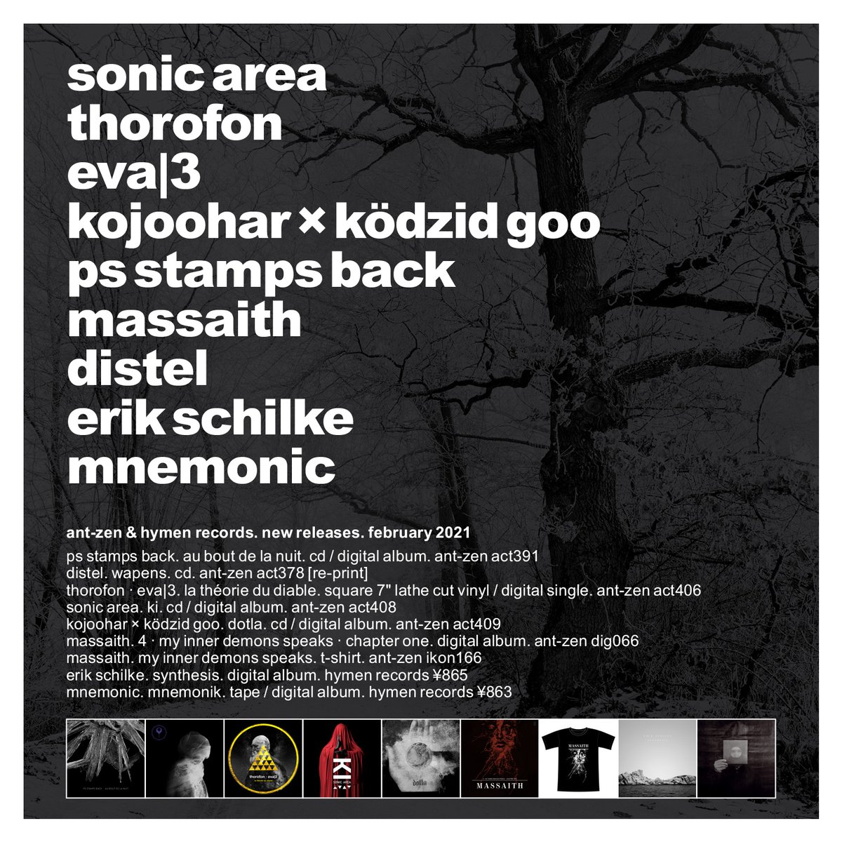 ant-zen. new releases. february 2021
ant-zen.bandcamp.com