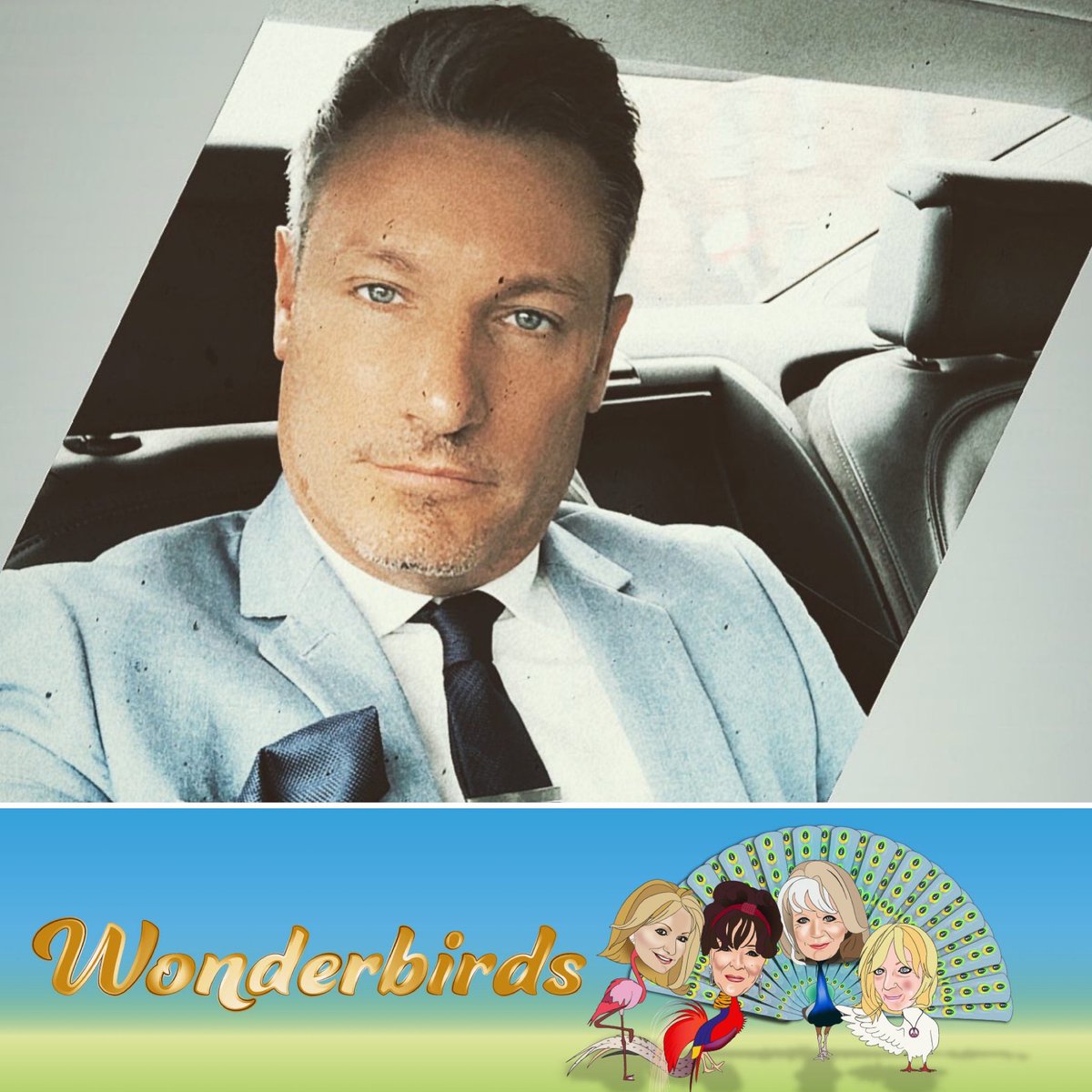 Happy Hump day everyone! 🐫 We have a fabulous show today with the fantastic @deangaffney1 joining us as well as our hair specialist @A_Barton 🌟Join us and the boys at 4:30 over on FaceBook and YouTube 🎥 #TheWonderBirdsShow