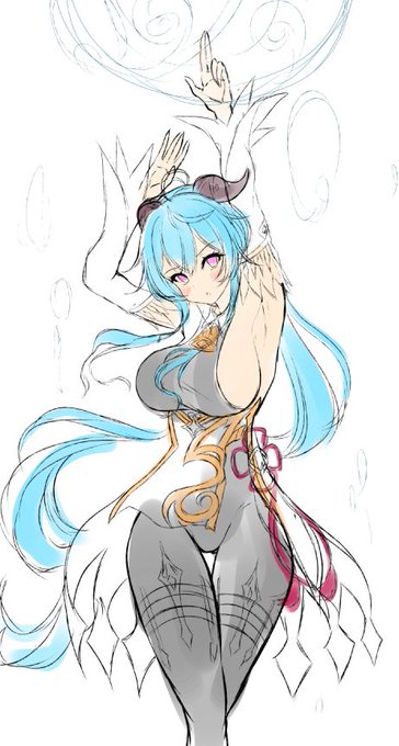 うーん😂
綺麗系の試行錯誤中な甘雨ちゃん・・・装飾ヤバイ・・・ 