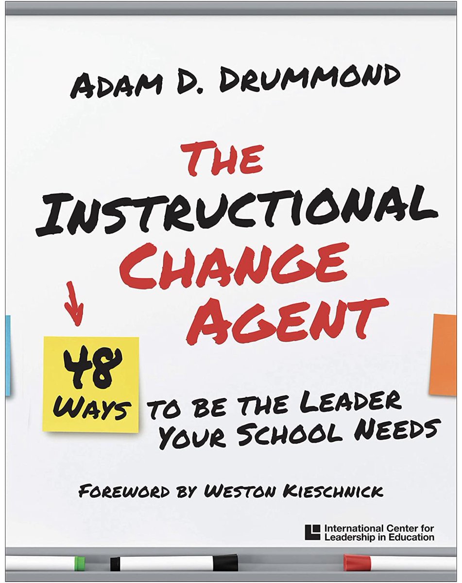 adamddrummond's tweet image. Looking for practical ways to enhance culture and instruction ? Try these ways - designed to learn, reflect, plan, and use the next day. #LeaderEd #LeadChangeEd #EdChat The Instructional Change Agent: 48 Ways to Be the Leader Your School Needs smile.amazon.com/dp/1328027066/…