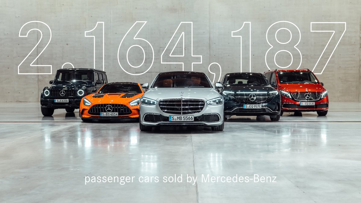 DaimlerTruck's tweet photo. In 2020, @MercedesBenz delivered more than 2 million cars for the 5th consecutive year. Did you know that the new S-Class met with a very strong positive customer response by already receiving more than 40,000 orders worldwide? #NewSClass #MBsales https://t.co/HqYC3WzRHw