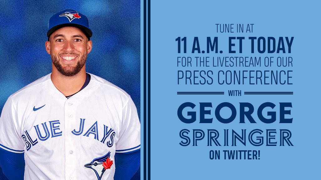 Toronto Blue Jays on X: 🚨 Today is the day 🚨 Watch George