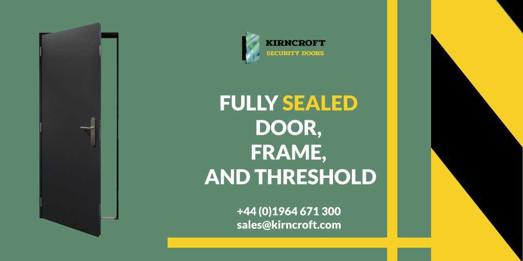 In order to ensure that the end result of the #construction is #waterproof, we use an advanced #door and #frame #sealing system for our #modular products. ☔

This way, your investment is #safe. 🌊

To find out more contact us today or go to ↙️

kirnsecuredoors.com
