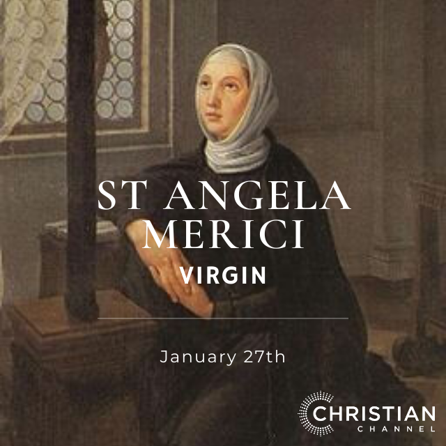 Saint Angela Merici ⁠
⁠
#ChristianChannel #Catholic #MarchForTheMartyrs  #catholicfaith #Virgin