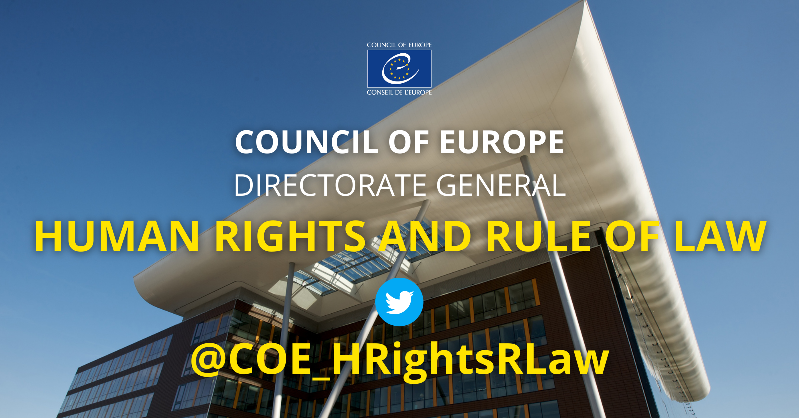 CoE_RuleofLaw's tweet photo. Follow us to stay updated on news from the Council of Europe Directorate General #HumanRights and #RuleOfLaw
