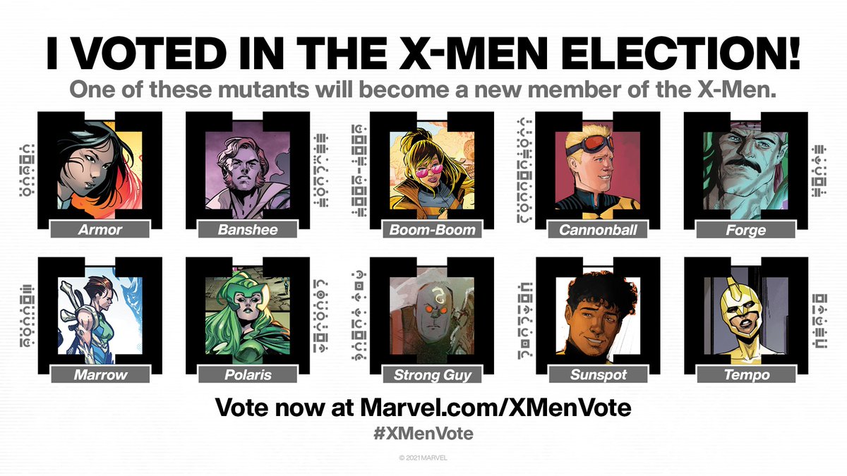 ComicsXF's tweet photo. Your Guide To The X-Men Election
Don't cast your #XMenVote without being informed.
An informed electorate is an impowered electorate!
https://t.co/91CBiI7OgT https://t.co/v0zDSPYgUB