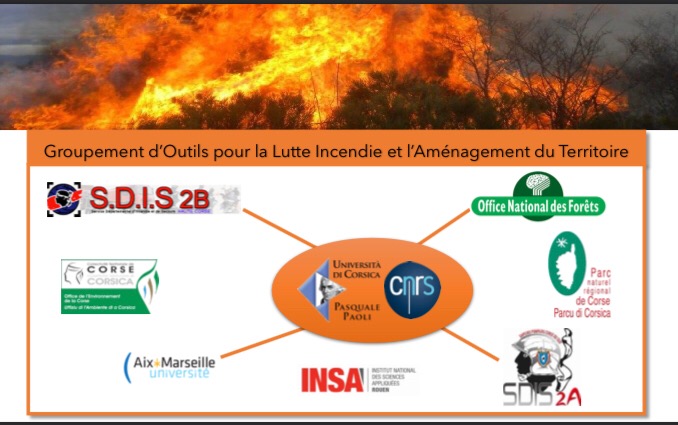sis_2b's tweet photo. Le #PCASIS @GuyArmanet, le #DSIS Pierre Pieri ainsi que les cadres en charge du Projet GOLIAT sont prĂ©sents Ă l'@UnivCorse pour assister au 1er COPIL. L'objectif est de crĂ©er des outils d'aide Ă la dĂ©cision afin d'amĂ©liorer les ressources des opĂ©rateurs de terrain #DFCI #FDF đ„ https://t.co/jQowj40n1J