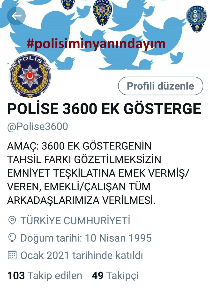 Polise3600's tweet photo. Takipçi Sayımızın daha çok artması için sayfayı paylaşın ve TÜM TAKİPÇİ arkadaşlar daha iyi bir etkileşim sağlanması için HERKES BİRBİRİNİ TAKİP ETSİN.
Teşekkürler... https://t.co/eKpmpYcQQy